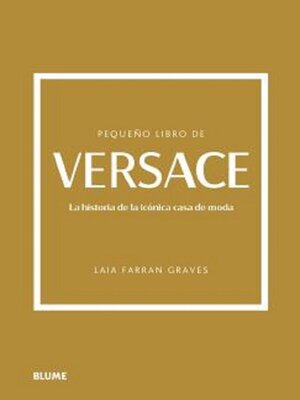 cover image of Pequeño libro de Versace